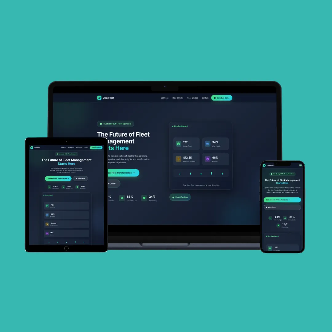 CleanFleet Solutions — EV Fleet SaaS (ROI Calculator)