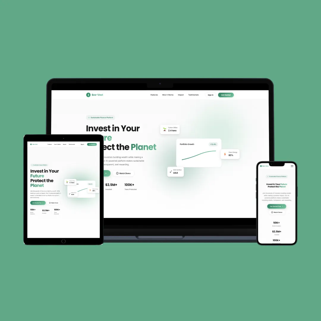 Eco‑Vest — Sustainable FinTech
