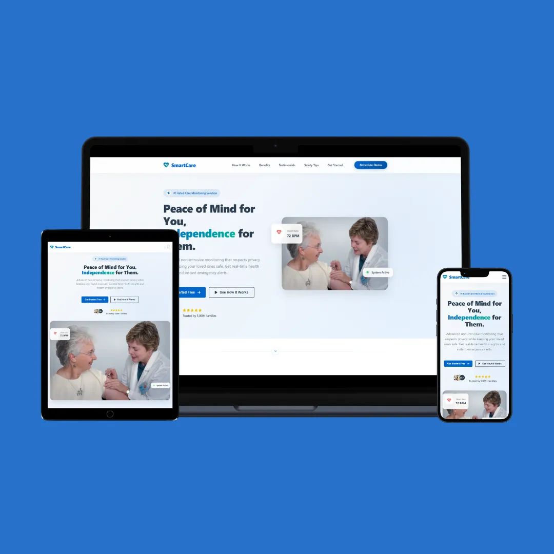 SmartCare Home — Elderly Care / Health Tech